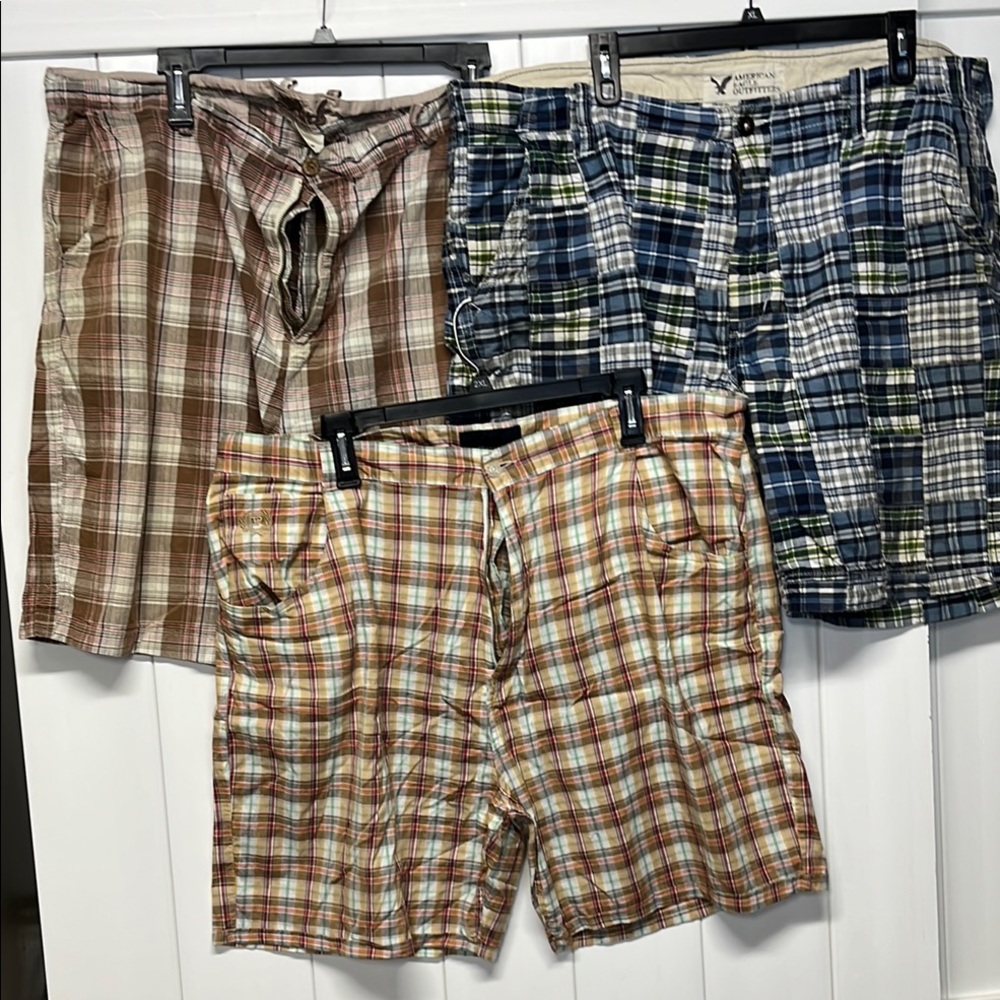 Plaid Men's Shorts Collection Size 48